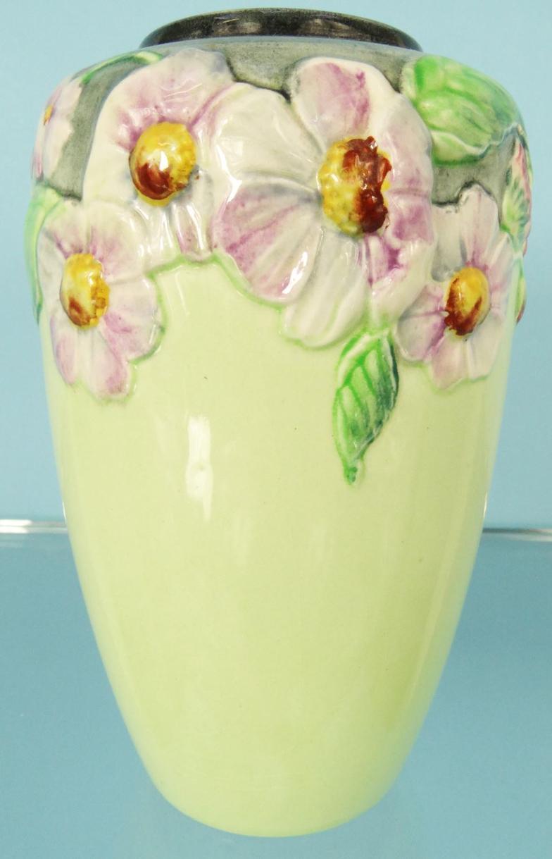 Three Carltonware Australian design vases and bowl, the largest vase 20cm high : For Condition - Image 13 of 16