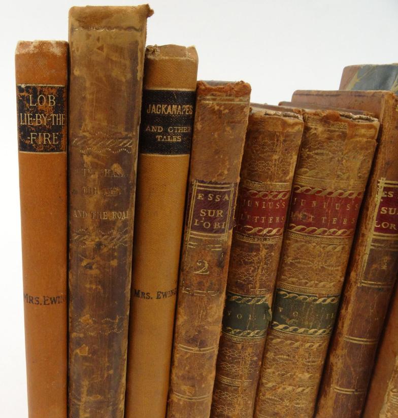 Selection of 18th and 19th century leather bound books including Mignets French Revolution, - Image 3 of 7