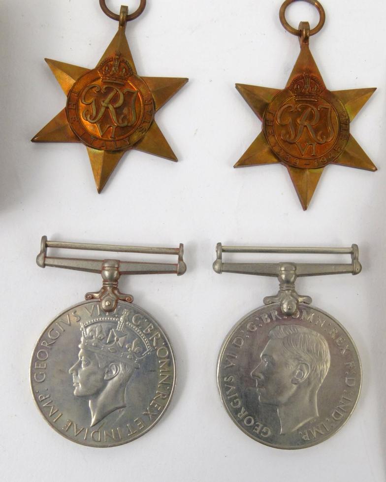 Military interest boxed World War II medals, together with a boxed Imperial Service medal for BERTIE - Image 2 of 6