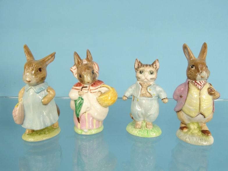 Four Beswick Beatrix Potter figures and a set of six Babycham glasses : For Condition Reports please - Image 3 of 53