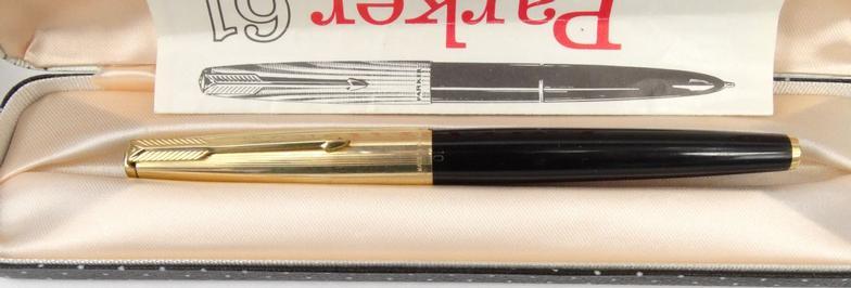 Boxed Parker 61 fountain pen, together with a similar boxed Parker fountain pen : For Condition - Image 2 of 3
