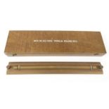 Boxed brass parallel ruler, 45cm long : For Condition Reports please visit www.eastbourneauction.