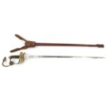George V military interest cypher dress sword to R.A.M.C. : For Condition Reports please visit www.
