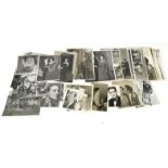 Selection of autographed black and white photographs of male stars of the 1950s, the largest 25cm