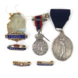 Military interest Duke of Connaught 200-Year commemorative medal, 1919 Peace medal and some