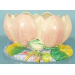 Clarice Cliff lilypad bowl, 12cm high : For Condition Reports please visit www.eastbourneauction.