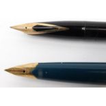 Three Parker and a Sheaffer fountain pen : For Condition Reports please visit www.