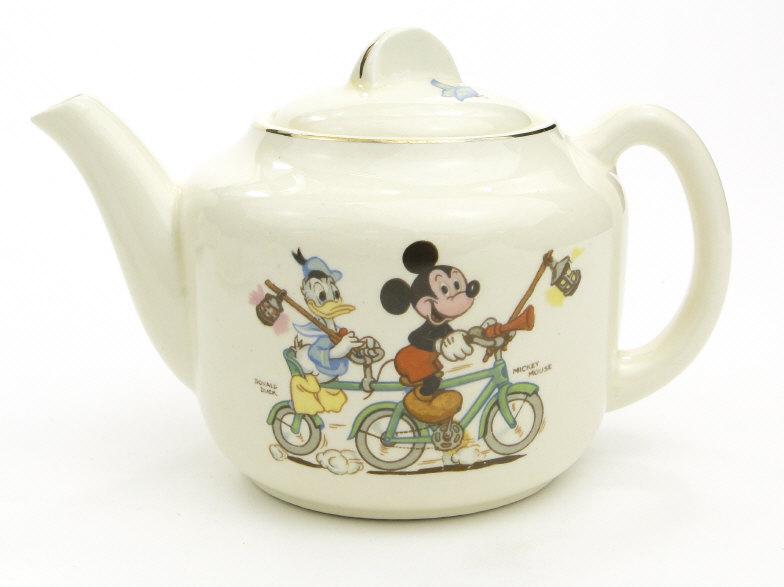 Boxed Beswick Disney childs teaset, printed with views of Mickey Mouse, Donald Duck, Bambi, etc, - Image 2 of 13