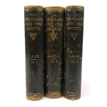 Three volumes of 1001 Nights, Edward William Lane, London 1865 : For Condition Reports please