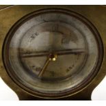 Brass graphometer with silvered dial - A. Benthélemy, Paris, N Paris, 30cms long : For Condition