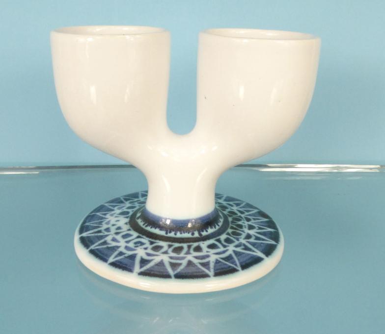 Troika St Ives double eggcup, 9.5cm high : For Condition Reports please visit www.