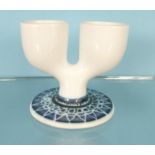 Troika St Ives double eggcup, 9.5cm high : For Condition Reports please visit www.