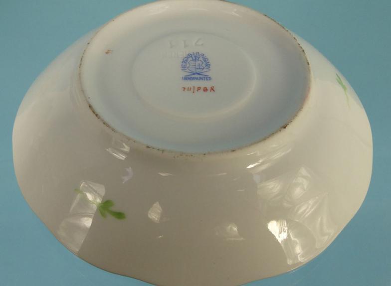 Three Herend hand painted china cups and saucers and a similar example : For Condition Reports - Image 14 of 14