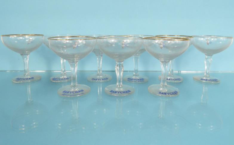 Four Beswick Beatrix Potter figures and a set of six Babycham glasses : For Condition Reports please - Image 7 of 53