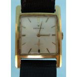 Zenith 18ct gold gentleman's wristwatch : For Condition Reports please visit www.eastbourneauction.