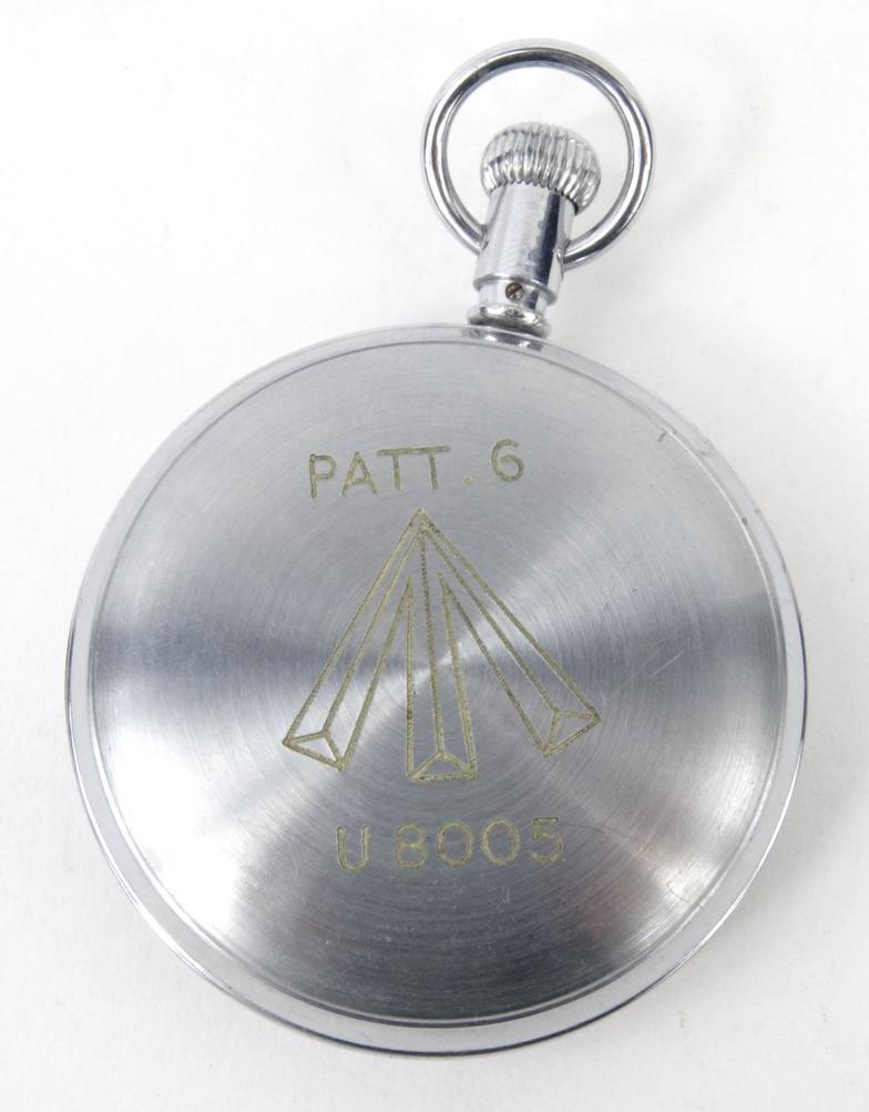 Military Naval interest American Waltham Admiralty patent anti submarine stopwatch, patent number .6 - Image 3 of 7