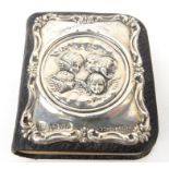 Silver mounted miniature common prayer book embossed with cherubs, BPDC Chester 1903-04 : For