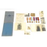 Military interest boxed World War II medals for S.G.PEARSON including Burma, Africa, Italy and