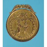 World War I military interest 9ct gold medal 'Lydney's Welcome Home for F. Hayden who fought in