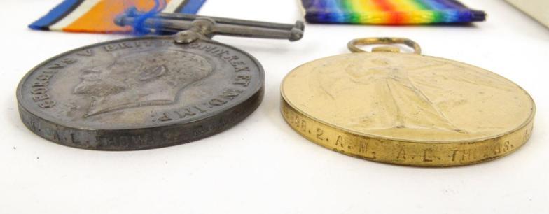 Military interest World War I medals for A.L. Thomas RAF, together with original packaging, - Image 5 of 6
