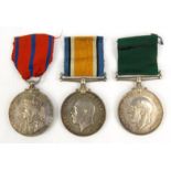Military interest World War I medals for F.W.WEATHERLY L.S.B.A R.N.A.S.B.R. : For Condition