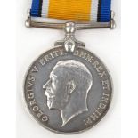 Military interest World War I medal for SEPOY FEROZE KHAN 58 RIFLES : For Condition reports please