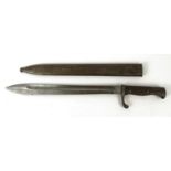 Military interest bayonet, numbered 1226, stamped marks to blade, 52cm long : For Condition