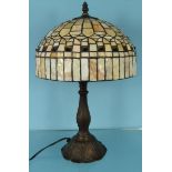 Tiffany design table lamp and shade : For Condition Reports please visit www.eastbourneauction.com