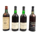 Four bottles of Taylor's port : For Condition Reports please visit www.eastbourneauction.com