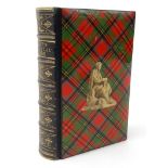 The Poetical Works of Sir Walter Scott, author's edition with tartan ware book cover and black and