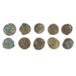 Ten Roman Antonianus coins : For Condition Reports please visit www.eastbourneauction.com