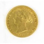 1866 gold Australian sovereign : For Condition Reports please visit www.eastbourneauction.com