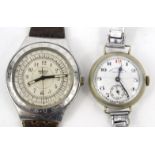 Vintage stainless steel Swatch watch and a West End Watch Co lady's wristwatch : For Condition