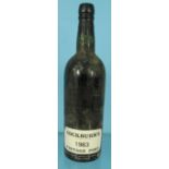 1963 Cockburn's vintage port : For Condition Reports please visit www.eastbourneauction.com