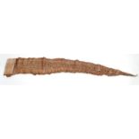 Large taxidermy interest snakeskin, approximately 320cm long : For Condition Reports please visit