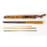 Oriental Japanese tortoiseshell Trousse food set , 15cm long : For Condition Reports please visit