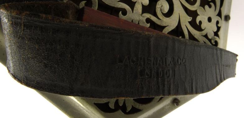 Lachenal & Co 30 key accordion, in original wooden case, 16cm long : For Condition Reports please - Image 7 of 8