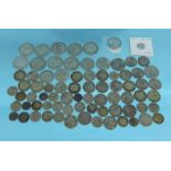 Collection of mostly British pre decimal coinage including silver examples : For Condition Reports