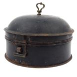 Victorian spice tin, 17.5cm diameter : For Condition Reports please visit www.eastbourneauction.com