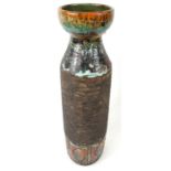 Large abstract Tilgmans Swedish pottery vase, numbered 620 to base, 58cm high : For Condition