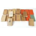 Selection of cricketing interest John Wisden's cricket almanacs from 1888 to early 1900s, together