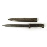 Military interest bayonet, stamped 4458 to blade, 41cm long : For Condition Reports please visit