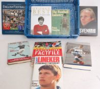 FOOTBALL; 8x football books; Tim Hill, George Best etc.