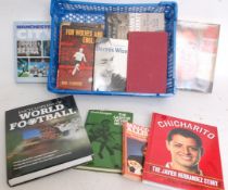 FOOTBALL; 12x football books; Dennis Wise, Tim Hill etc