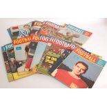 FOOTBALL; 21x original vintage Charles Buchan's 1960's Football Monthly magazines.