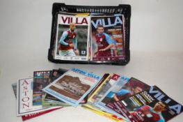 FOOTBALL; 82x Aston Villa programmes