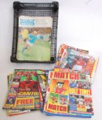 FOOTBALL; 30x assorted football magazines