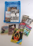 FOOTBALL; 12x assorted books; John Roberts, Brian Clough etc