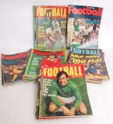 FOOTBALL; 30 x 1960's / 1970's Football Monthly magazines