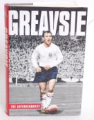 FOOTBALL; Greavsies - Jimmy Greaves - signed autographed book.
